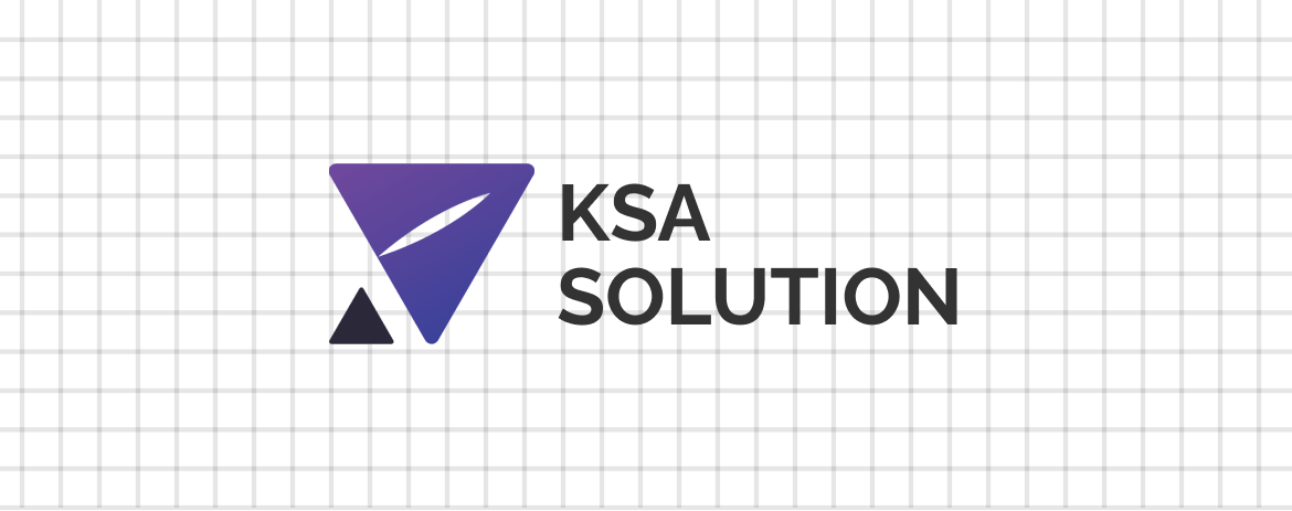 KSA SOLUTION 영문 로고